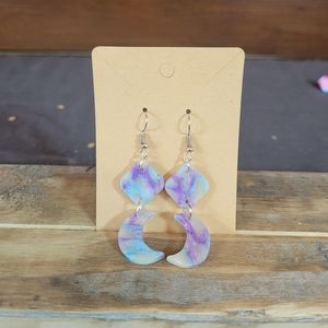 Polymer clay earrings